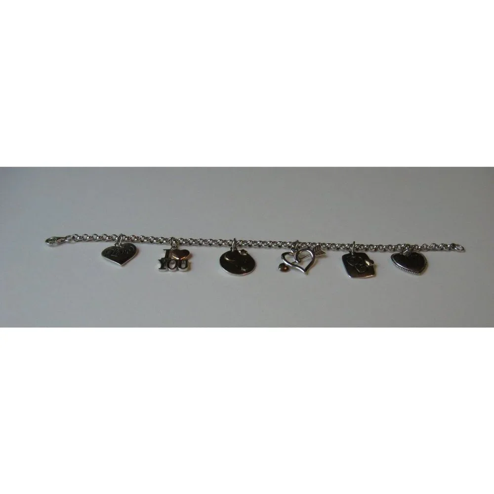 JCM 925 Thailand Heart Charm Bracelet - Picture 2 of 6